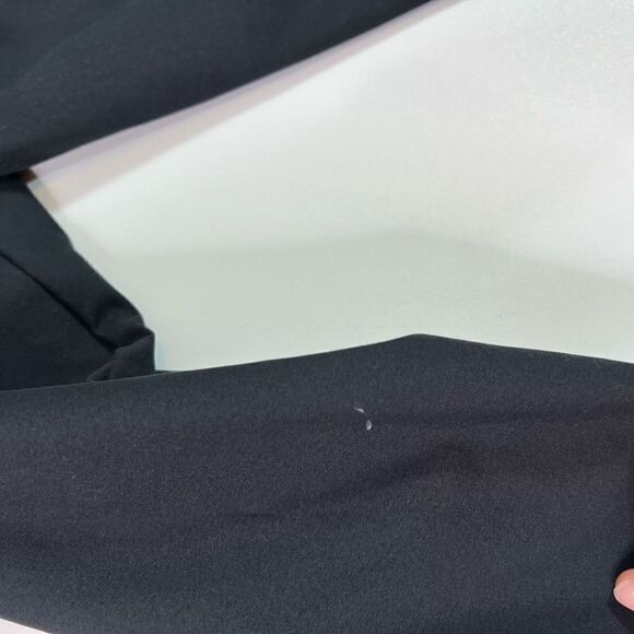 Nike Golf Windbreaker Men's XL Black Graph Pattern Elastic Cuffs Hem Zip Pockets - Picture 12 of 16